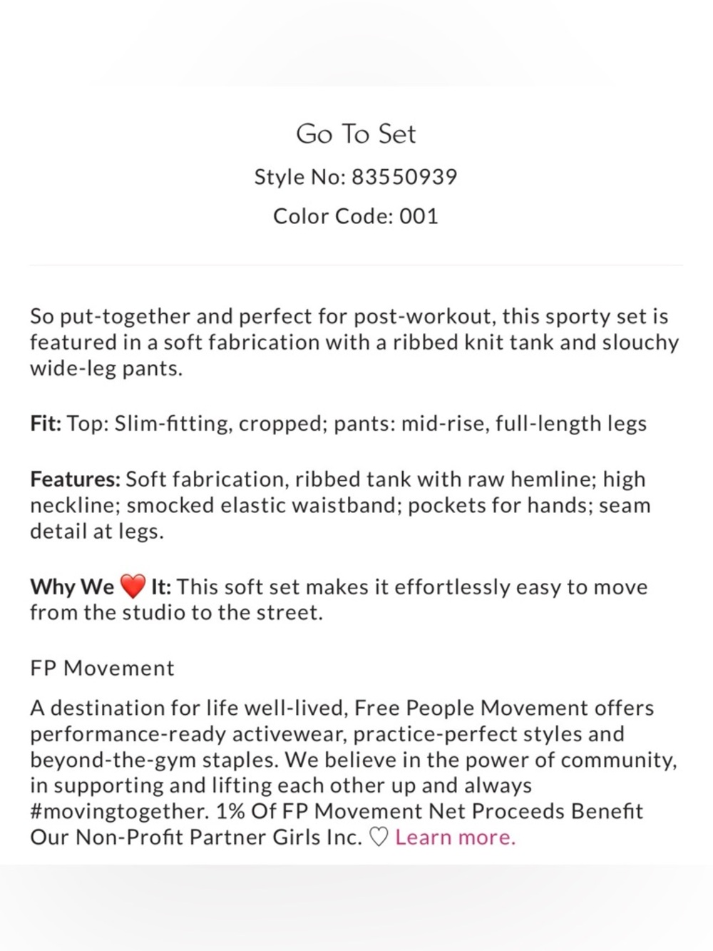 FP Movement Go To Set in Velvet Fig - Picture 2 of 8